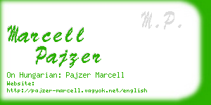 marcell pajzer business card